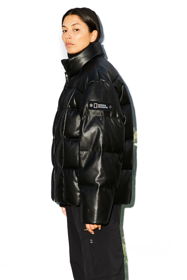 Low Shine Insulated Puffer Jacket