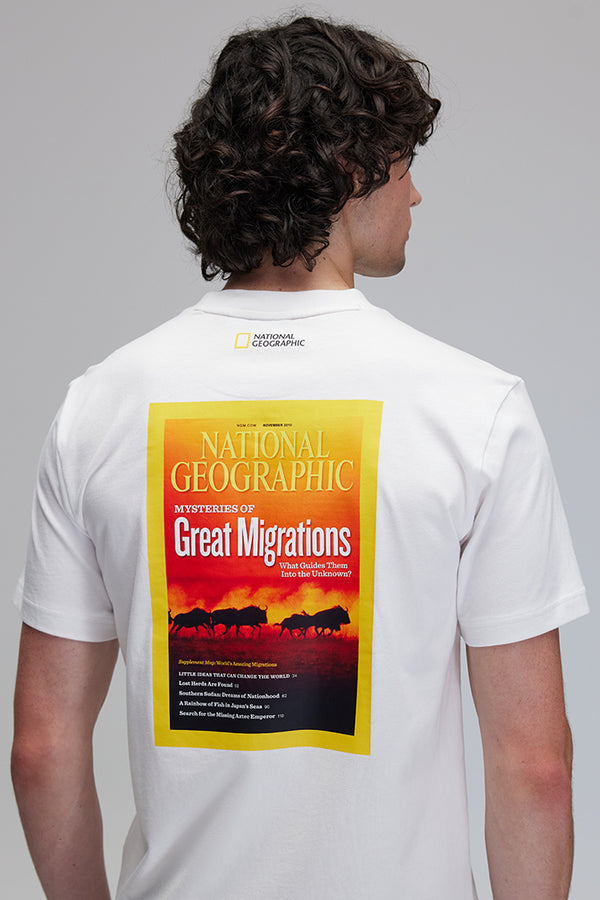 Migration Print Short Sleeve T-shirt