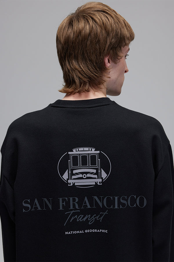 Explore City Print Sweatshirt