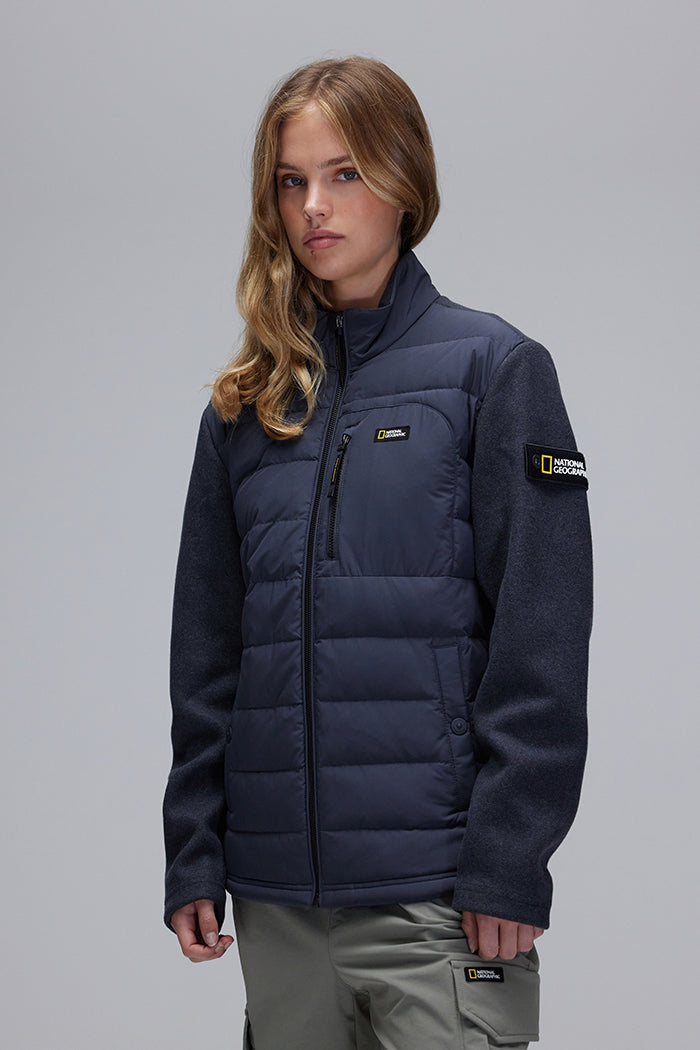 Montana Insulated Quilt and Knit Zip Up Jacket – National Geographic Store  ANZ