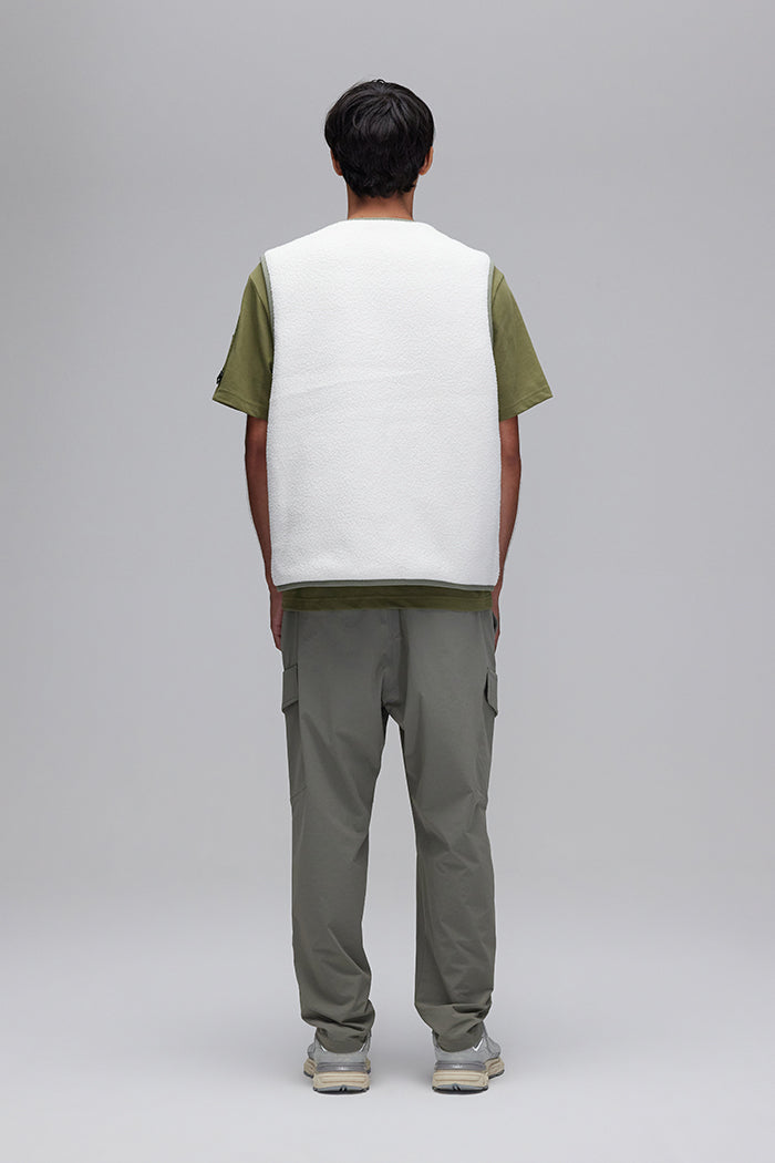 Osqoodi Quilted Reversible Fleece Vest