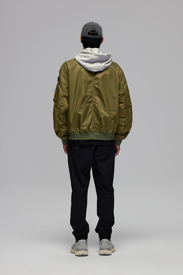 Mens Detachable Hood Bomber Jacket - Limited sizes